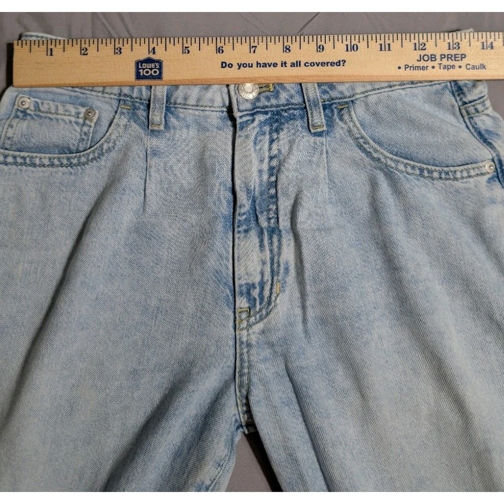 Pilcro Anthropologie The Breaker Womens High Rise Wide Leg Jeans Light Wash 25 - Picture 6 of 10